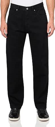 Amazon.com: HUGO Jeans Jonah Regular Fit para hombre, negro Jade : Ropa, Zapatos y Joyería