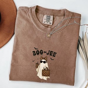 Boo Jee Ghost Shirt Boujee Halloween Tee - Couleurs Confort - Etsy France