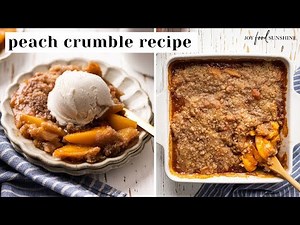 Peach Crumble Recipe