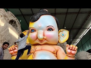 Big Bal Ganesh Making | Bal Ganpati Colour Painting By Ssv Kala Arts Koratla | Ganesh Chaturthi 2024