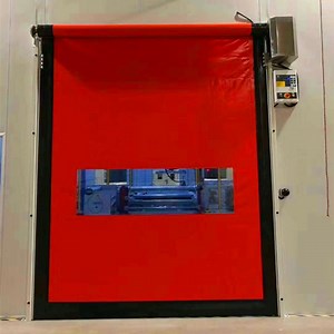 [Hot Item] Zipper Type Airtight Rapid Action Roll up Door for Negative Pressure