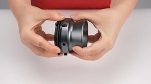 1 Paar Nab-Hub-Adapter für Studer für Akai für Teac, 10-Zoll-Öffner, Leer, Aluminiumlegierung, von Rolle zu Rolle, Kleiner Hub, Tape-Reel-to-Reel-Recorder für (Grau)