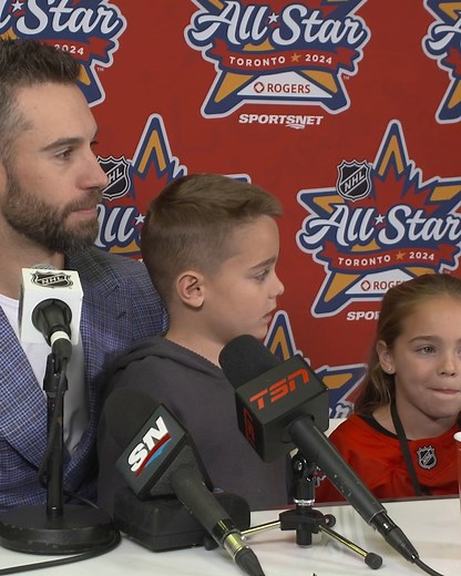 The Talbot kids had a blast at #NHLAllStar. 🥹 | NHL