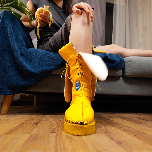 Les gens pensaient que BananSiaga était une blague jusqu'à ce qu'ils voient ces bottes. | Brico Famille