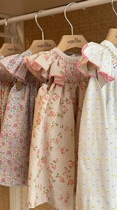 🍭🍬🧁Delicious 🍬🍭🧁 I nostri mini abiti ricamati punto smock!!! Vi aspettiamo nel nostro nuovo punto vendita ad 🚩Acerra Corso Italia 134 Oppure online su 🚚 www.vanillaboutique.it | Vanilla Pocket