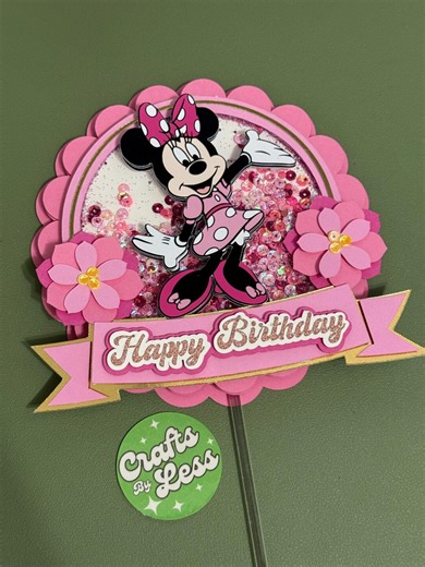Minnie Mouse Cake Topper - Etsy