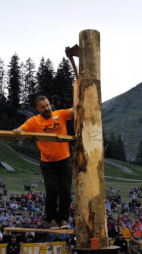 2.1K views · 28 reactions | La disciplina che lascia sempre gli spettatori a bocca aperta?  Springboard, una sfida durante la quale adrenalina e tensione raggiungono i massimi livelli! 蝹望 #timbersports #stihltimbersports #springboard | STIHL Timbersports | Facebook