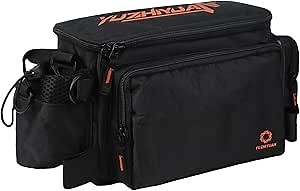 Small Fishing Bag with Rod Strap, Small Tackle Bag – Tackle Boxes & Gear,Portable & Lightweight, Move Freely, Cast Smoothly - Fishing Gifts for Men (Medium - Light Grey)