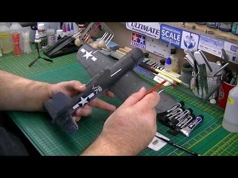 Tamiya 1/32 Vought F4U-1 Corsair Birdcage # 60324 Part 13 - www.eModels.co.uk