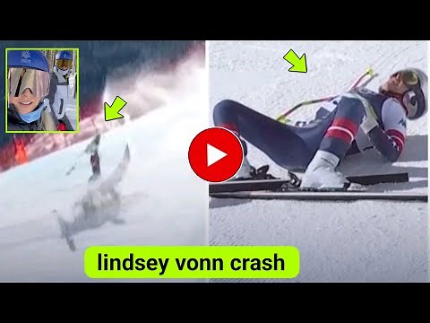 Lindsey Vonn fall at Winter Olympics 2026 Alpine Skiing | lindsey vonn crash | lindsey vonnová
