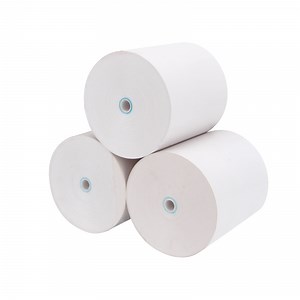 [Hot Item] Customized Logo Back Printed Coreless Thermal Paper for POS Printer ATM