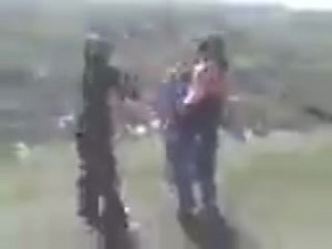 Russian girl abused and bullied by other girls, stripped, sent running naked.