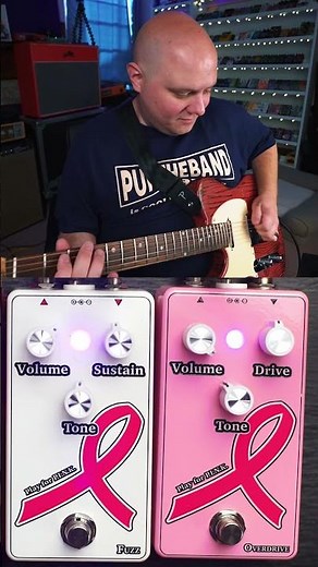 Stacking overdrive into fuzz with Electric Love Pedals #fuzz #guitar #effectspedals