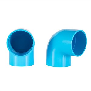 [Hot Item] Large Diameter 400mm PVC 90 Dgree Elbow with Blue Color