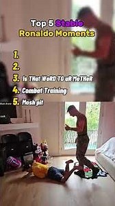 Top 5 stable Ronaldo Moments #shorts #ranking #funny #daily #viral #viralshorts #viralshort