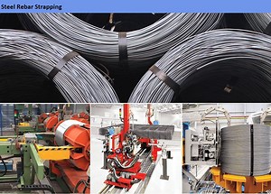 [Hot Item] Aluminium Copper Special Soft Metal Wire Banding Machine for Metal Coil Rod Billet