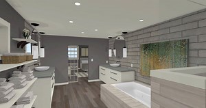 Join us August 3rd to discover why Chief Architect Software is the product of choice for Builders, Remodelers, and Designers! This webinar covers a sample bathroom design including cabinet customization and layout, custom glass shower, fixtures, bath surround, wall elevations with dimensions and more. | Chief Architect