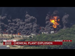Chemical plant explosion prompts evacuations in Rockton, Illinois