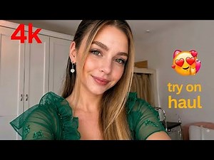 4K Micro Mini String Bikini Tiny Bikini Try-on Haul See-everything Sheer Transparent on#sheinhaul