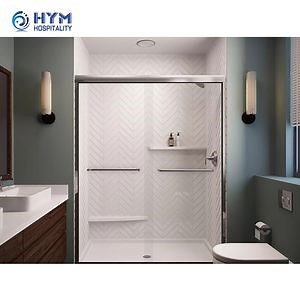 [Hot Item] America Commercial Shower Cast Marble Panel Tub Surround