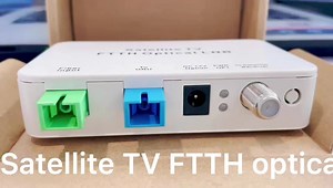 CATV+Satellite Fiber Optical TV Receiver FTTH CATV Optical 1310 or 1550 Fiber LNB AGC Receiver FTTH Node Fiber Optical Receiver