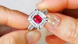 8K views · 1.5K reactions | Unheated Pigeon Blood Jedi Ruby Ring at 1.50 carat by Kat Florence https://www.katflorence.com/ | KAT FLORENCE | Facebook