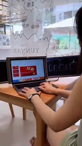 5.4K views |  Boost Your Productivity Anywhere with This Tri-Screen Portable Foldable Dual Monitor! Perfect for Work & Travel! ✨ #TriScreenMonitor #DualMonitorSetup #portablemonitor #FoldableScreen #workfromanywhere | Fact Pulse | Facebook