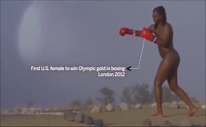 Claressa Shields Butt, Breasts Scene in Claressa Shields Body Issue