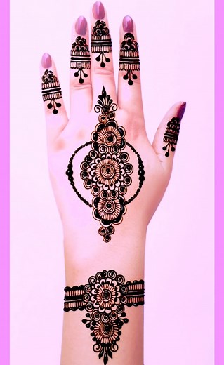 3K views · 31 reactions | Very beautiful stylish back hand mehndi design easy mehndi design | Mehndi Design | Facebook