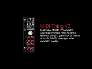 Befaco MIDI Thing V2 features   VCV Rack Bridge