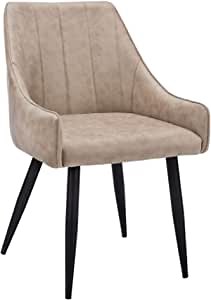 Monarch Specialties I 1188 Dining Chair, Set of 2, Side, Upholstered, Kitchen, Dining Room, Fabric, Metal, Beige, Black, Contemporary, Modern