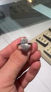 Search our stunning selection, including this oval cut ring, at wheatjewelers.com 💎 | WHEAT JEWELERS