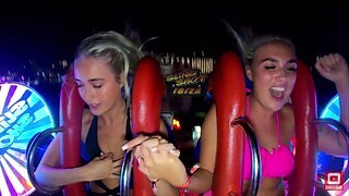 Nip slip slingshot ride (near end)