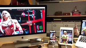 Don't forget my website is available on all devices. So you can follow my fun female muscle adventures just about anywhere! | Lisa Cross
