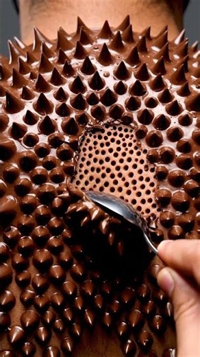 Chocolate Spikes Reveal Terrifying Holes!
