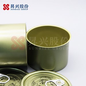 [Hot Item] Sunrise 180g Two-Piece Drd Steel Tin Cans for Stewed Beef, Curry Chicken, Mutton, Pet Food, Seafood