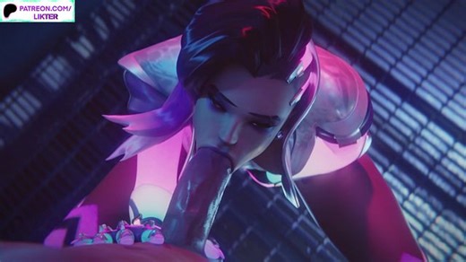 SOMBRA BLOWJOB ANIMATION OVERWATCH POV