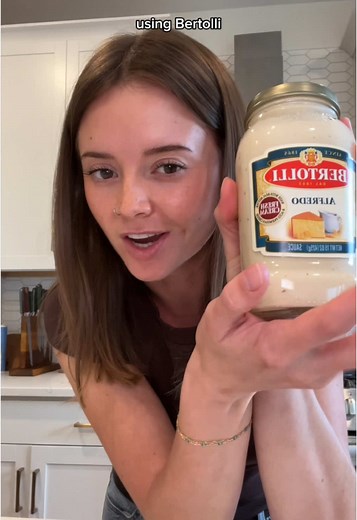 Simple Family Dinner with Bertolli's Alfredo Sauce
