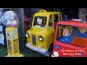 1990s Cointronics Coin Operated Taxi Kiddie Ride - London Taxi
