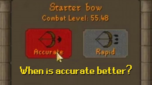 Accurate vs Rapid - Ranged Attack Styles OSRS | Old School Runescape Guides (Theoatrix.Net)