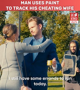 Man uses paint to catch his unfaithful wife #shortdrama, #dramashort, #dramatizeme, #lovesbuster #fblifestyle | DramatizeMe Australia