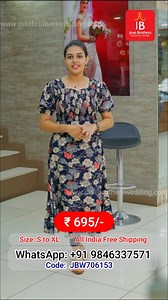 2.9K views · 1.5K reactions | Rayon meterial in black printed frock...