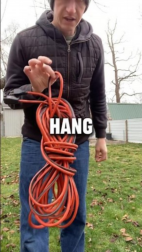 EASY way to wind extension cords