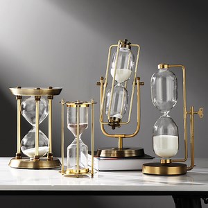 [Hot Item] European Desktop Decoration Personality Timer Office Household Hourglass Ornaments Crafts