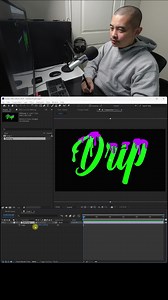 Dripping Liquid Text Tutorial in After Effects #AfterEffectsTutorial #DripEffect | Noyse