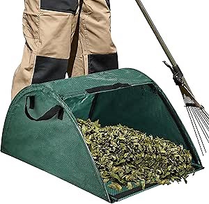 Leaf Collector, Heavy Duty Home and Yard Waste Bag, Foldable Leaf Pick Up Tools Leaf Loader, Reusable Yard Garden Bags for Leaves Lawn Trash