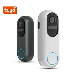 [Hot Item] Hongtu Tuya Wireless Waterproof Remote Smart 2MP Door Bell Camera 5g WiFi Dual Frequency Video Doorbell