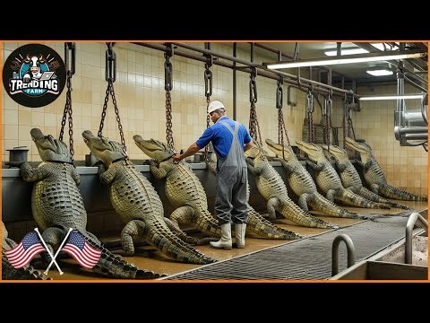 From Swamp to Trade: The Journey of Florida Crocodile Farming and Processing