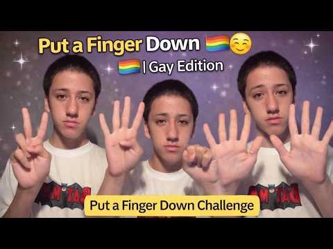 Put a Finger Down 🏳️‍🌈😏 | Gay Edition #fyp #viral #relatable