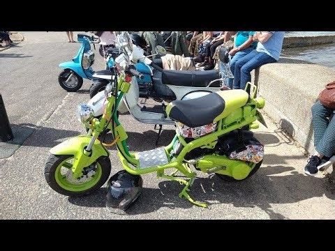 isle of Wight scooter rally 2022 with Atomic Snot